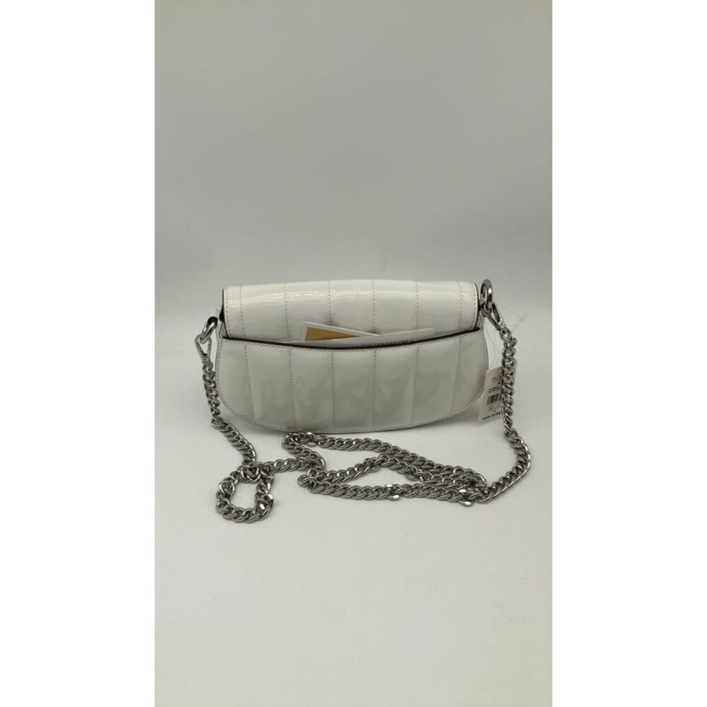 Michael Kors Womens Sm Conv Xbody Optic White Bags - Picture 2 of 2